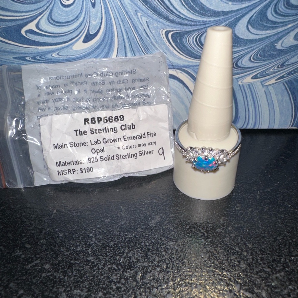 Bomb Party Sterling Club Ring SIZE 9